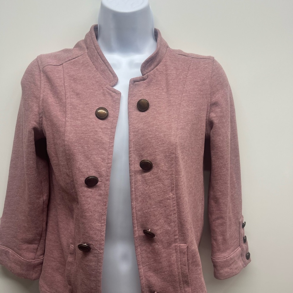 Maurices Rose Pink Military-Style Blazer